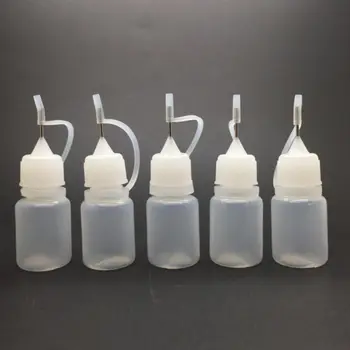  10 мл 30 мл пластиковый аппликатор с выжимаемым наконечником бутылочка многоразовые бутылки-капельницы с крышками на кончике иглы для клея DIY