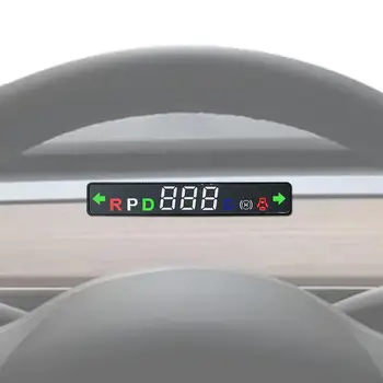 Model 3 Model Y Head-Up Светодиодный дисплей HUD Приборная панель Зарядка Водонепроницаемый дисплеер для отображения мощности Скорость Зубчатое колесо