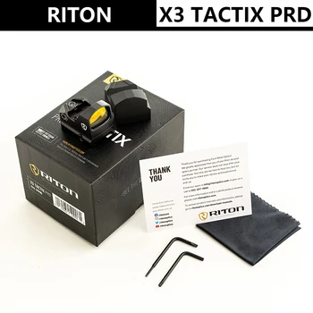 Riton Optics X3 Tactix PRD/MPRD 3 MOA Коллиматорный прицел 3TMPRD Подходит для охоты на пистолет с оригинальной маркировкой