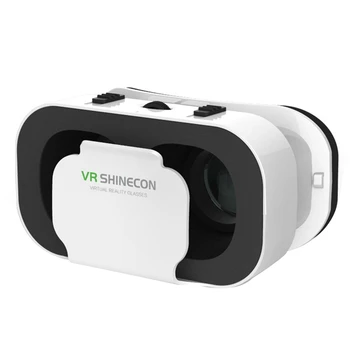 3D VR SHINECON G05A Очки Белые очки VR Гарнитура Регулируемые очки виртуальной реальности для смартфона