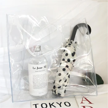 Новый зонтик Японский зонт в горошек Изогнутый крючок Складной зонтик Тройной виниловый зонтик от солнца Зонтик от дождя и солнца двойного назначения