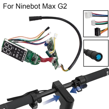 Оригинальная основная плата Светодиодный дисплей Приборная панель Электрический скутер Bluetooth Приборная панель Dispaly Сборочный комплект для запчастей Ninebot Max G2