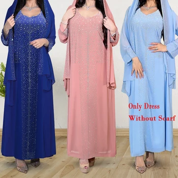 Вечернее платье для вечеринки в честь праздника Курбан-байрам Diamond Марокко Абайя для мусульманок Длинные макси-платья Турция Арабское платье-кафтан Дубай Саудовская Аравия Джалабия