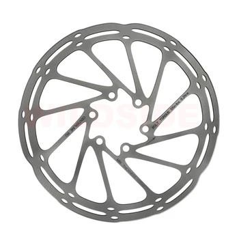 осевая линия Ротор дискового тормоза горного велосипеда MTB 160 мм 180 мм 203 мм Роторы Серая сталь для гидравлического велосипедного дискового тормоза с 6 болтами