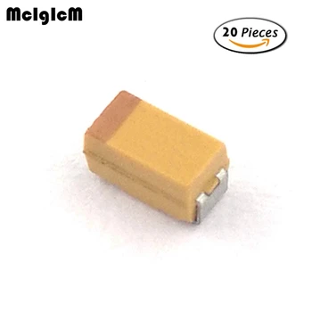 MCIGICM 20 шт. А 3216 4,7 мкФ 20 В SMD танталовый конденсатор