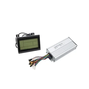 KT Регулятор бесщеточного контроллера 1000-1500 Вт Подходит для электрического велосипедного двигателя LCD3 Светодиодный дисплей Водонепроницаемый разъем