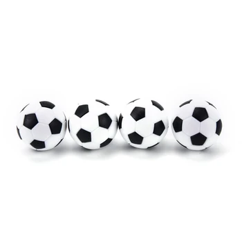 новый 4 шт. 32 мм Футбол Фуссбол Футбольный мяч Спортивные подарки Круглые Крытые игры Настольный футбол Пластиковый футбольный мяч Совершенно новый