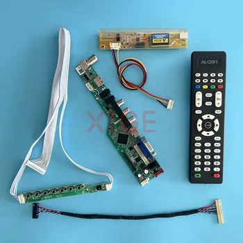 Плата драйвера контроллера N141X7 N141XA N141XB N141XC 30-контактный LVDS AV+HDMI+VGA+IR+USB 1CCFL ЖК-дисплей ТВ Аналоговый комплект 1024*768