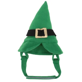 День Святого Патрика Шляпа Кошка Одевалка Костюм Косплей Кепка Домашнее животное Рождественские шляпы для детей