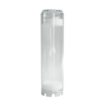 3X 10-дюймовый многоразовый пустой прозрачный картриджный фильтр для воды в корпусе с различными носителями многоразового использования