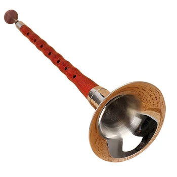  Китайский народный духовой музыкальный инструмент Suona, качественный палисандровый стержень Профессиональный ручной инструмент Suona Key Of G