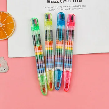 20 цветов детские цветные мелки набор живопись граффити ручка масляная пастель детский сад искусство DIY Цветные карандаши Канцелярские товары подарок
