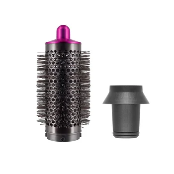 цилиндрический гребень и адаптер для стайлера Dyson Airwrap / аксессуары для сверхзвукового фена, инструмент для завивки волос, розово-красный и серый