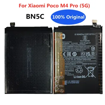Новый оригинальный аккумулятор BN5C 5000 мАч для аккумулятора мобильного телефона Xiaomi Poco M4 Pro 5G BN 5C с инструментами и кодом отслеживания