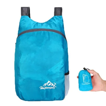 Водонепроницаемый рюкзак Легкий складной походный рюкзак Для путешествий На открытом воздухе Сумки с двойным плечом