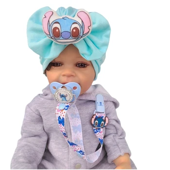 2023 Disney Baby Пустышка Синяя и белая Steedy Baby Cap Силиконовая пустышка Baby Shower подарочный набор chupetes para bebes для новорожденных