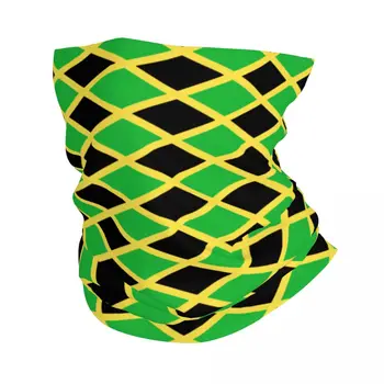 Флаг Ямайки Бандана Зимняя Согреватель Шеи Мужчины Ветрозащитный Шарф Для Лица Для Лыж Ямайская Гордая Гетра Повязка на голову
