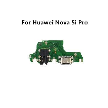 для Huawei Nova 5i Pro USB Порт зарядного устройства Док-разъем Плата печатной платы Лента Гибкий кабель для зарядки Замена компонентов Запасной P
