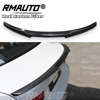 RMAUTO Real Carbon Fiber M Style Авто Задний Багажник Спойлер Крыло Для BMW F10 F11 F18 5 Series M5 2010-2017 Заднее крыло Спойлер Губа