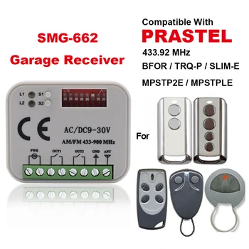 SMG-662 Универсальный многочастотный 300-868 МГц Гаражный приемник 433,92 МГц, совместимый с PRASTEL BFOR TRQ-P SMIL-E MPSTP2E MPSTPLE