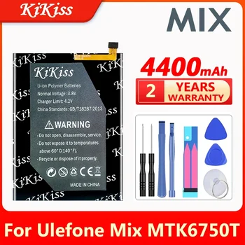 KiKiss 4400 мАч Сменный аккумулятор для смартфона Ulefone Mix MTK6750T смартфона