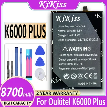 Free Tool 8700mAh для OUKITEL K6000 PLUS Запасные части Резервный аккумулятор для OUKITEL K6000 PLUS K6000PLUS Батарея для смартфонов