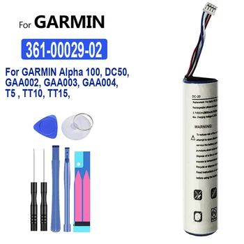 2600 мАч Аккумулятор 361-00029-02 Для высококачественного аккумулятора GARMIN Alpha 100, DC50, GAA002, GAA003, GAA004, T5, TT10, TT15