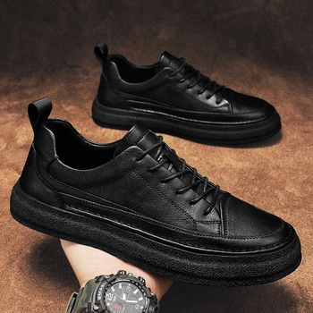 Британский стиль мужская обувь на шнуровке Обувь Мужская обувь Повседневная кожаная мода Walking Luxe Gentleman Oxford Shoes for Man кроссовки