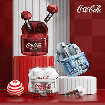 MINISO Coca-Cola T01 Наушники-вкладыши TWS Bluetooth Высококачественные спортивные музыкальные игры с микрофоном наушники Гарнитура с длительным сроком службы Подарок