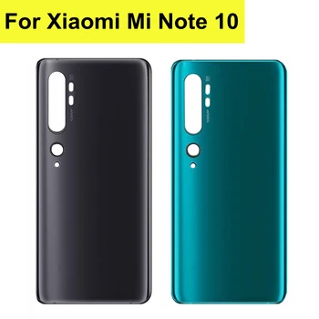 Новинка для Xiaomi Mi Note 10 Крышка аккумуляторного отсека Корпус задней стеклянной дверцы для xiaomi note10 Задняя крышка аккумуляторного отсека note10