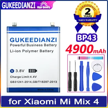 GUKEEDIANZI Батарея BP43 4900 мАч для мобильного телефона Xiaomi Mi Mix 4 Mix4 Bateria