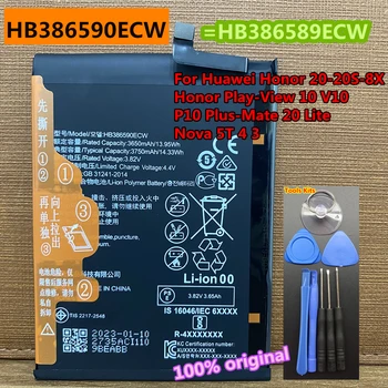 Новый HB386590ECW аккумулятор для Huawei Honor 20 20S Play 8X View 10 Nova 3/4/5T Mate 20 Lite P10 Plus YAL-AL00 TL00 YAL-L21 YAL-L61