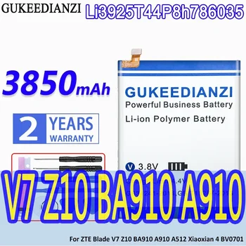 GUKEEDIANZI Аккумулятор большой емкости Li3925T44P8h786035 3850 мАч для ZTE Blade Z10 BA910 A910 A512 A506 Xiaoxian 4 BV0701 V7 Plus