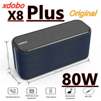 XDOBO X8 PLUS Беспроводной наружный сабвуфер для домашнего кинотеатра Bluetooth-динамик 10400 мАч Портативный стереофонический объемный бумбокс