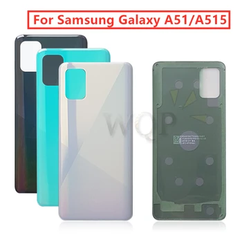 Для Samsung Galaxy A51 Задняя крышка аккумулятора Задняя дверь Корпус Боковой ключ для Galaxy A515 Запасные части для ремонта запасных частей