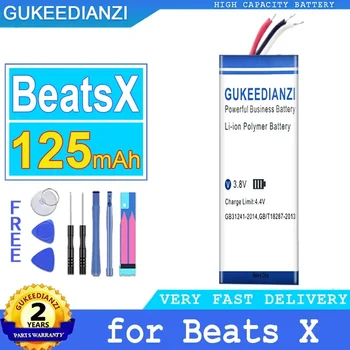 125 мАч Аккумулятор GUKEEDIANZI BeatsX для гарнитуры Beats X Аккумулятор YU10448-16002, A1773 Big Power Bateria