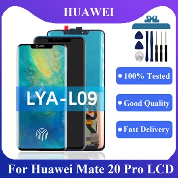  Для Huawei mate 20 Pro ЖК-дисплей Сенсорный экран Дигитайзер в сборе Для Huawei mate 20 proLYA-L09 Запасная часть экрана дисплея