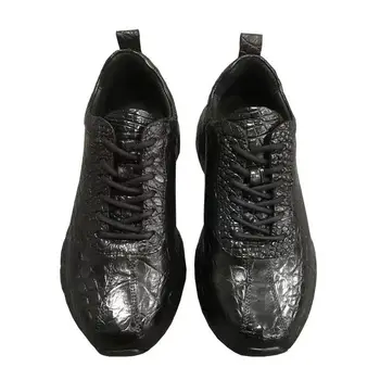2023 новое поступление Мода Крокодила Кожа причинная обувь мужская,мужская Натуральная кожа Кроссовки pdd93
