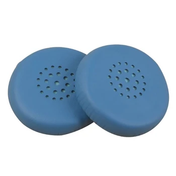 1 пара поролоновых амбушюр подушка кожаные амбушюры для наушников Sony WH-CH400 (синий)