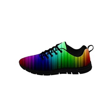  Горячая абстрактная многоцветная спортивная обувь Мужские женские кроссовки для подростков Повседневная высококачественная пара Обувь Последние черные кроссовки