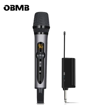 FWM105 Профессиональный многофункциональный беспроводной беспроводной микрофон DSP для караоке-певческого микрофона