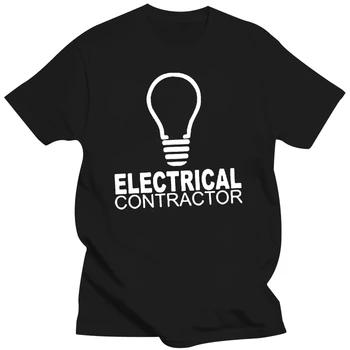 новая футболка Электрическая рабочая одежда Мужская футболка Spark Sparks Builders Design Print Футболка для мужчин черный t shir