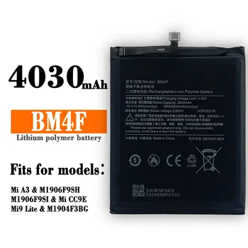 BM4F 4030 мАч Батарея Для Xiaomi Mi A3 CC9 CC9e Mi 9 Lite Высококачественные сменные батареи для телефона Новый аккумулятор