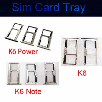 Лоток для SIM-карты для Lenovo Vibe K6/K6 Note K53a48/K6 Power K33a42 Держатель слота для считывателя SIM-карт Адаптер Гнездо Ремонтные детали K6 Примечание