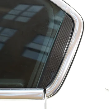 Для Maserati Ghibli 2014-2022 Автомобильная дверь C Стойка Украшение Наклейка Настоящие детали модификации экстерьера автомобиля из углеродного волокна