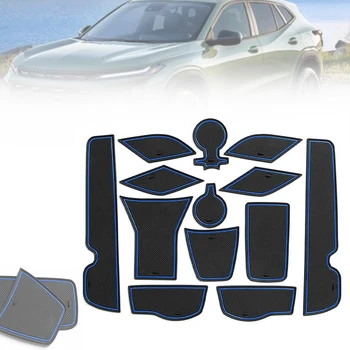Противоскользящий коврик для автомобильных ворот Резиновая подставка для чашки для Chevrolet для Trax 2024 Дверной паз Накладка Подстаканник Аксессуары для интерьера Авто S