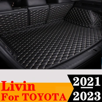Изготовленный на заказ коврик для багажника автомобиля в полном комплекте для Toyota Livin 2023 2022 2021 Задний грузовой вкладыш Хвост Багажник Лоток Багажник Автомобили Ковры Детали