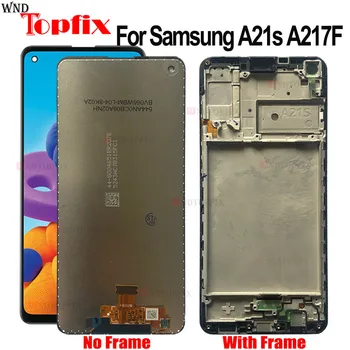 Протестировано для Samsung Galaxy A21s LCD A217F / DS Дисплей Сенсорный экран Дигитайзер в сборе Замена для Samsung A21s LCD
