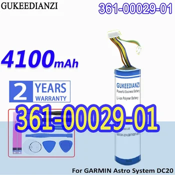  Аккумулятор высокой емкости GUKEEDIANZI 4100 мАч для GARMIN Astro System 361-00029-01 DC20 DC30 DC40 Аккумуляторы для смартфонов собак