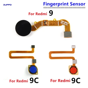 Отпечаток пальца для Xiaomi Redmi 9 9C Кнопка «Домой» Отпечаток пальца Меню Клавиша возврата Датчик Гибкий кабель